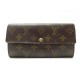 PORTEFEUILLE LOUIS VUITTON SARAH TOILE MONOGRAM M60531 PORTE MONNAIE WALLET 530€