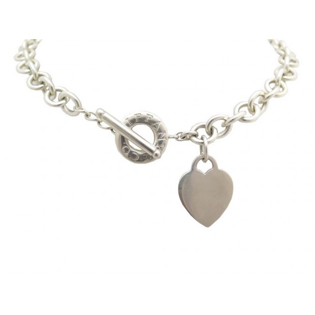 COLLIER TIFFANY & CO RETURN TO 40 CM BIJOU EN ARGENT MASSIF 925 NECKLACE 550€