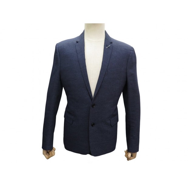 NEUF VESTE CHRISTIAN DIOR BLAZER 863C700X4358 M 50 LAINE BLEU NEW JACKET 2700€