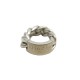 BAGUE CHRISTIAN DIOR GOURMETTE 50 OR BLANC 18K 13.2G WHITE GOLDEN RING 2750€