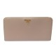 PORTEFEUILLE PRADA COMPAGNON CUIR SAFFIANO ROSE PORTE MONNAIE CARTE WALLET 740€