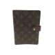 VINTAGE PORTE AGENDA LOUIS VUITTON COUVERTURE TOILE MONOGRAM DIARY HOLDER 400€