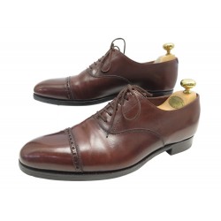 CHAUSSURES CROCKETT & JONES MELCOMBE 5690-11B 6E 40 CUIR + EMBAUCHOIR SHOES 790€