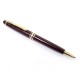 VINTAGE STYLO BILLE MONTBLANC MEISTERSTUCK CLASSIQUE RESINE BORDEAUX +BOITE 425€