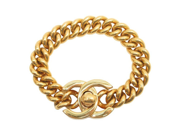 bracelet chanel 1996 chaine fermoir timeless