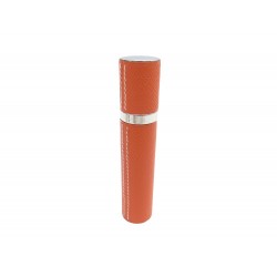 VAPORISATEUR HERMES NOMADE EN CUIR EPSOM ORANGE LEATHER VAPORIZER + POCHON