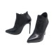 CHAUSSURES YVES SAINT LAURENT PARIS ELA 315557 38 BOTTINES CUIR ANKLE BOOTS 890€