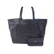 SAC A MAIN GOYARD CABAS SAINT LOUIS GM TOILE GOYARDINE BLEU MARINE PURSE HANDBAG