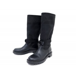 NEUF CHAUSSURES CHRISTIAN DIOR D-MAJOR KCI611SCN 38 BOTTES NEW BOOTS SHOES 1290€
