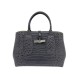 NEUF SAC A MAIN LONGCHAMP CABAS ROSEAU M 10058HTS CUIR FACON CROCO HAND BAG 540€