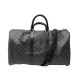 SAC LOUIS VUITTON KEEPALL 45 BANDOULIERE N41418 TOILE DAMIER GRAPHITE BAG 2100€