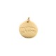 MEDAILLE ARTHUS BERTAND PENDENTIF MAMAN JE T'AIME EN OR JAUNE 18K PENDANT 530€