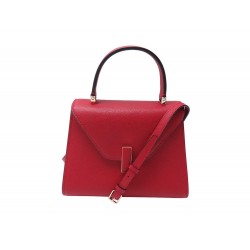 NEUF SAC A MAIN VALEXTRA ISIDE WBES0036028LOC99RR EN CUIR ROUGE HAND BAG 3400€
