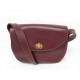 VINTAGE SAC A MAIN MUST DE CARTIER BESACE EN CUIR BORDEAUX HAND BAG PURSE 2000€