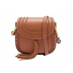 SAC A MAIN CHLOE HUDSON WHIPSTITCH SMALL CUIR CAMEL BANDOULIERE HAND BAG 1950€