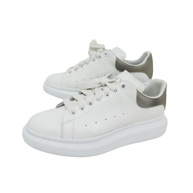 NEUF CHAUSSURES ALEXANDER MCQUEEN LARRY OVERSIZE 586204 45 SNEAKERS SHOES 500€