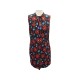 NEUF ROBE SAINT LAURENT MOTIF FLORAL 384791 S 36 384791 LAINE WOOL DRESS 1470€