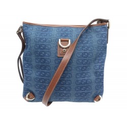 NEUF VINTAGE SAC A MAIN GUCCI ABBEY 131326 TOILE DENIM MONOGRAMMEE GG BAG 1030€