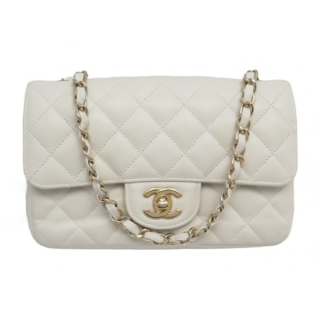 SAC A MAIN CHANEL MINI CLASSIQUE TIMELESS CUIR CAVIAR BANDOULIERE HAND BAG 4750€