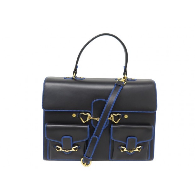 NEUF SAC A MAIN MOSCHINO LOVE CUIR NOIR BANDOULIERE LEATHER HAND BAG PURSE 650€