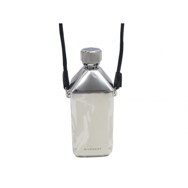 NEUF GOURDE GIVENCHY 4G BK609VK15M METAL ARGENTE BOITE BOTTLE SILVER STEEL 350€