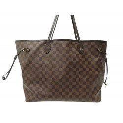 SAC A MAIN LOUIS VUITTON NEVERFULL GM TOILE DAMIER EBENE N41357 HAND BAG 1550€