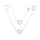 NEUF COLLIER MAUBOUSSIN SAUTOIR LE PREMIER JOUR 100 CM OR BLANC NECKLACE 6780€