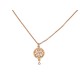 NEUF COLLIER HERMES CHAINE D'ANCRE PASSERELLE EN OR 18K DIAMANT NECKLACE 3350€