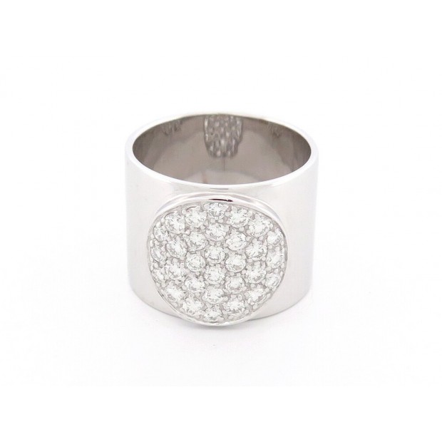 NEUF BAGUE DINH VAN ANTHEA EN OR BLANC 18K ET DIAMANTS 0.27CT 58 GOLD RING 4550€