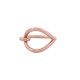 ANNEAU DE FOULARD HERMES JUMBO XL EN PLAQUE OR ROSE PINK GOLD SCARF RING 225€