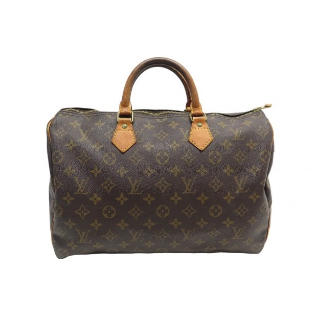 VINTAGE SAC A MAIN LOUIS VUITTON SPEEDY 35 TOILE MONOGRAM M41108 HAND BAG 1400€