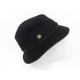 NEUF CHAPEAU HERMES BOB CLOU DE SELLE 56 CACHEMIRE NOIR NEW CASHEMERE HAT 350€