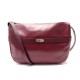 VINTAGE SAC A MAIN CHRISTIAN DIOR BESACE BANDOULIERE EN CUIR BORDEAUX HAND BAG