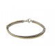 BRACELET DAVID YURMAN CROSSOVER 110000489 EN ARGENT 925 & OR JAUNE BANGLE 800€