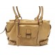 SAC A MAIN SALVATORE FERRAGAMO EN CUIR PYTHON BEIGE LEATHER HAND BAG PURSE