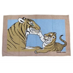 NEUF DRAP DE PLAGE HERMES LES TIGRES BEBE SERVIETTE DE BAIN NEW BEACH TOWEL 565€