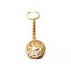 NEUF BIJOU DE SAC A MAIN CHANEL MEDAILLON LION EN METAL DORE PORTE CLE KEY RING