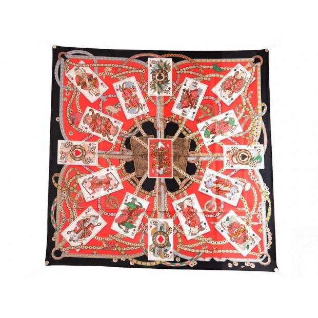 NEUF FOULARD HERMES DAME DE COEUR A VOUS L HONNEUR 