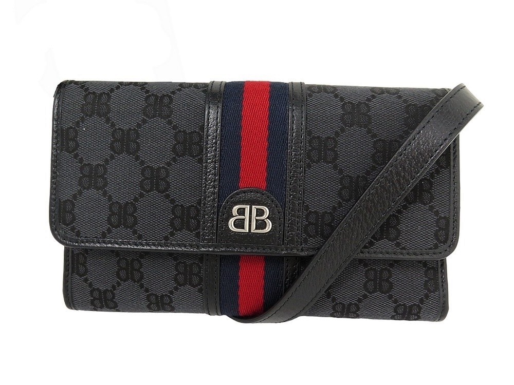 sac portefeuille balenciaga x gucci wallet chain