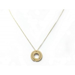NEUF COLLIER DINH VAN SEVENTIES 19MM 39.5-44.5 OR JAUNE 18K GOLD NECKLACE 1620€