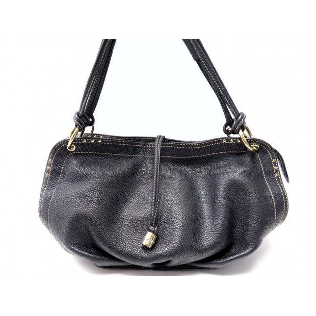 SAC A MAIN CELINE BITTERSWEET PORTE EPAULE CUIR NOIR HOBO LEATHER PURSE 1300€