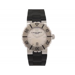 MONTRE CHAUMET CLASS ONE 622C 33 MM EN ACIER PALLADIE QUARTZ STEEL WATCH 3100€