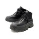 CHAUSSURES PRADA 2TG155 BASKETS 9.5 43.5 TOILE & CUIR NOIR +BOITE SNEAKERS 970€