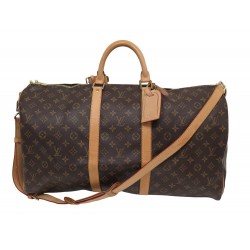 NEUF SAC DE VOYAGE LOUIS VUITTON KEEPALL 55 BANDOULIERE TOILE MONOGRAM BAG 2200€