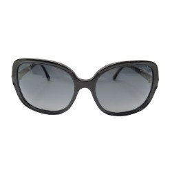 LUNETTES DE SOLEIL CHANEL LOGO CC 5319 RESINE NOIRE + ETUI BLACK SUNGLASSES 420€