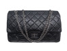 sac a main chanel 2.55 jumbo cuir noir bandouliere