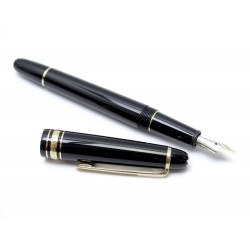 STYLO PLUME MONTBLANC MEISTERSTUCK CLASSIQUE DORE MB132464 RESINE NOIR PEN 640€