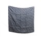 NEUF FOULARD CHRISTIAN DIOR MONOGRAMME 65 CM EN SOIE BLEU SILK SCARF 265€