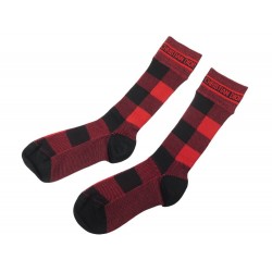 NEUF CHAUSSETTES DIOR A CARREAUX ROUGE 954E47AM701 S 36 37 EN COTON SOCKS 320€