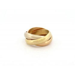 BAGUE CARTIER TRINITY GM 3 ORS B4052800 T50 1997 EN OR 18K BOITE GOLD RING 3800€